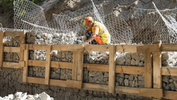 Ремонт дорог.