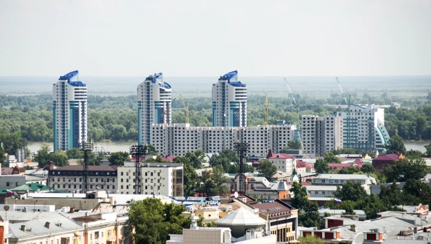 Вид на Барнаул. Недвижимость.