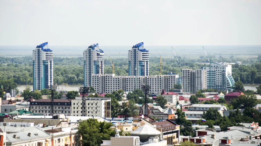 Вид на Барнаул. Недвижимость.