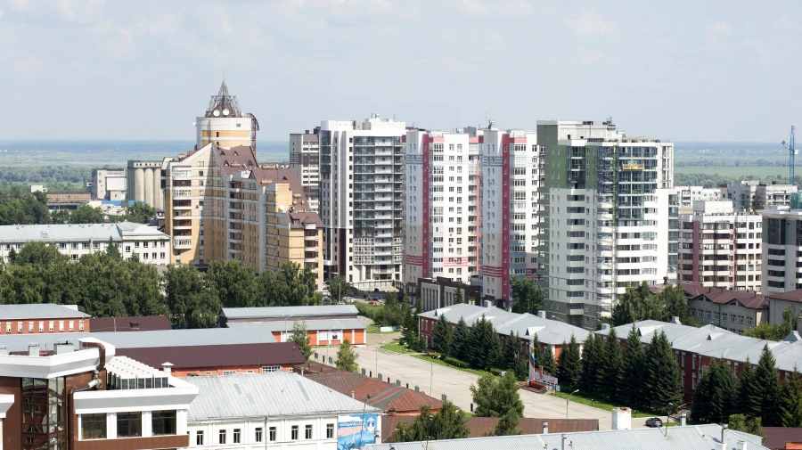 Вид на Барнаул. Недвижимость.