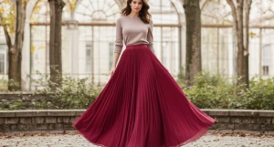 Юбка. Девушка.