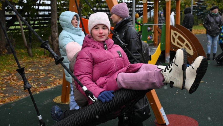 Открытие площадки для детей с ОВЗ