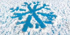 Первый снег в Барнауле.