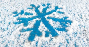 Первый снег в Барнауле.