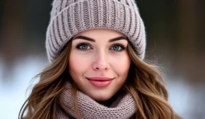 Шапка. девушка