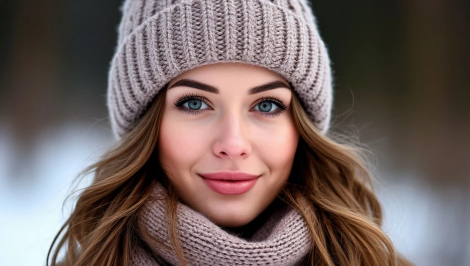 Шапка. девушка