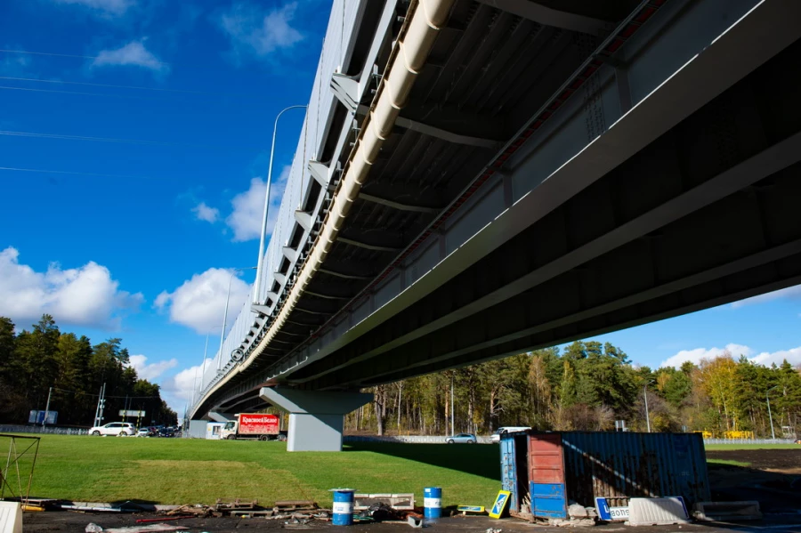 Развязка на Змеиногорском тракте в октябре 2025. 