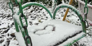 Снегопад в Барнауле 2025