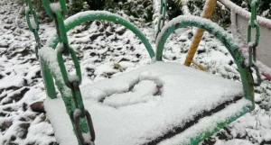 Снегопад в Барнауле 2025