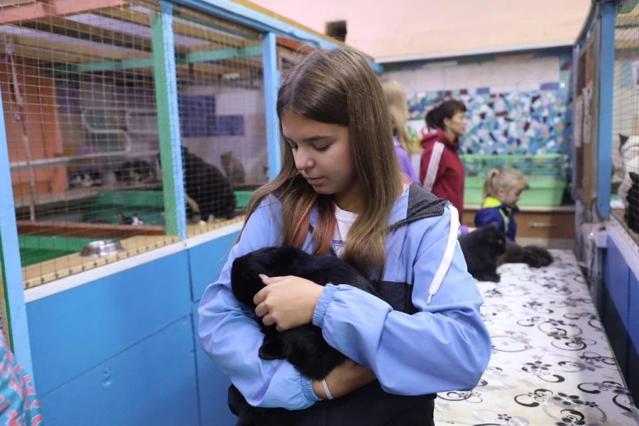 Волонтеры Алтай-Кокса оказали помощь приюту для животных в Заринске.