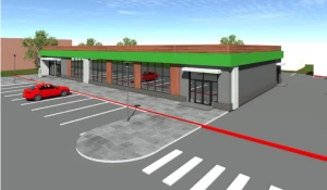 Эскиз магазина на улице Эмилии Алексеевой, 19