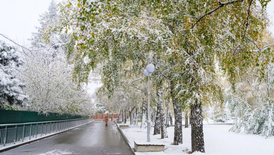 Снежная сказка на Нагорном парке 