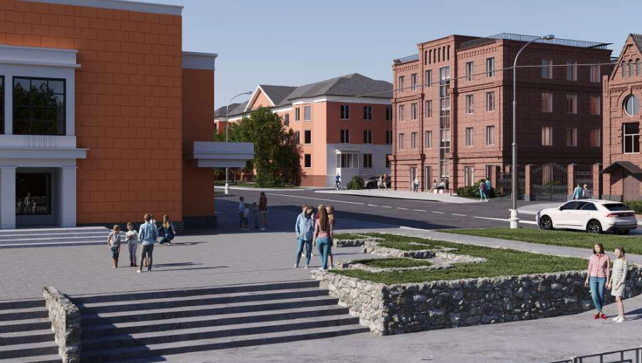 Проект гостиницы на ул. Никитина, 80. Вариант 2. 