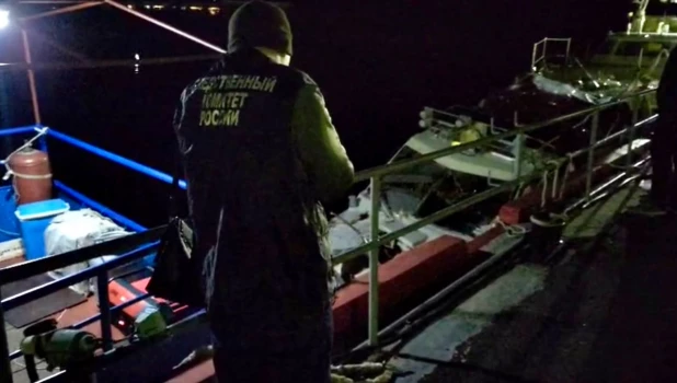 На месте ЧП.