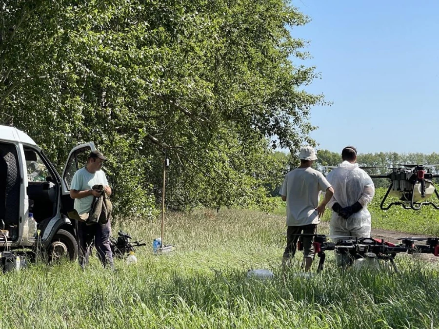 Работа дронов