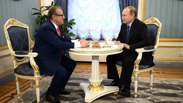 Геннадий Хазанов и Владимир Путин.