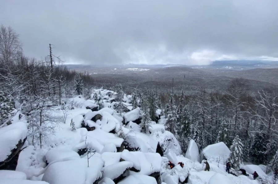 Место поисков семьи Усольцевых 
