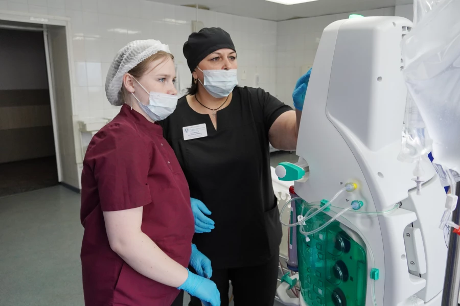 Отделение анестезиологии и реанимации краевой больницы скорой помощи