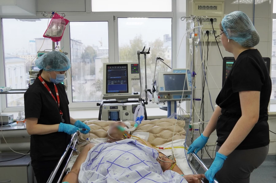 Отделение анестезиологии и реанимации краевой больницы скорой помощи