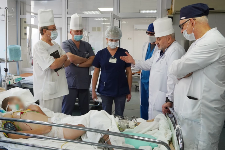 Отделение анестезиологии и реанимации краевой больницы скорой помощи