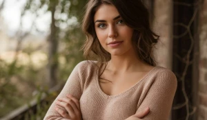 Женщина, девушка. 