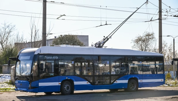 Новые троллейбусы в Барнауле.