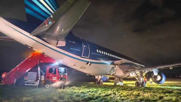 Аварийная посадка самолета в Пулково.