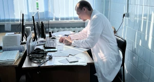 Прием у врача. Врач. Участковый терапевт.