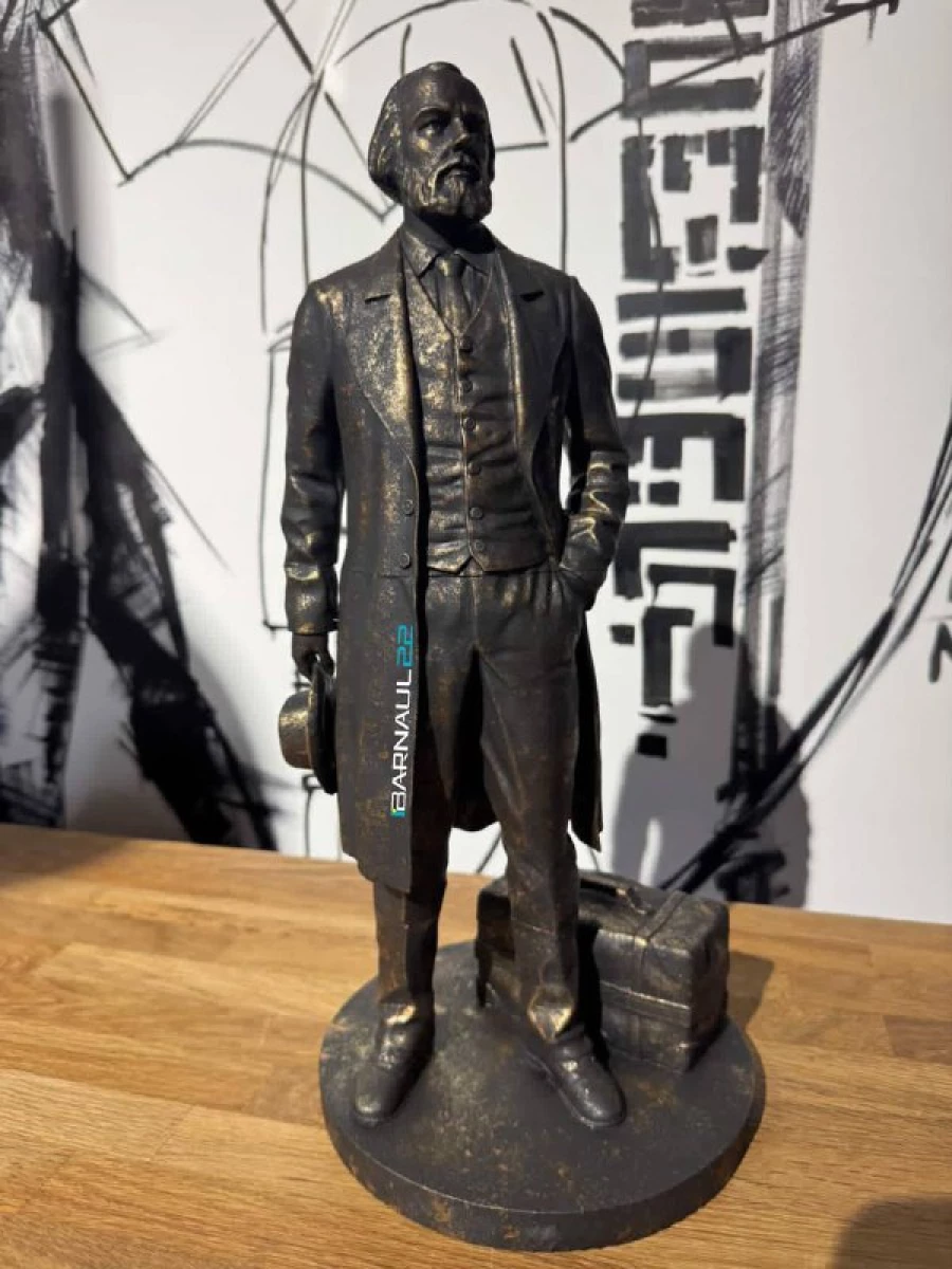 Версия памятника Федору Достоевскому.