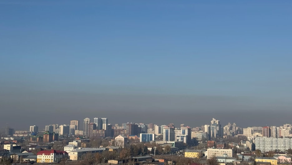 Режим «черного неба» в Барнауле.