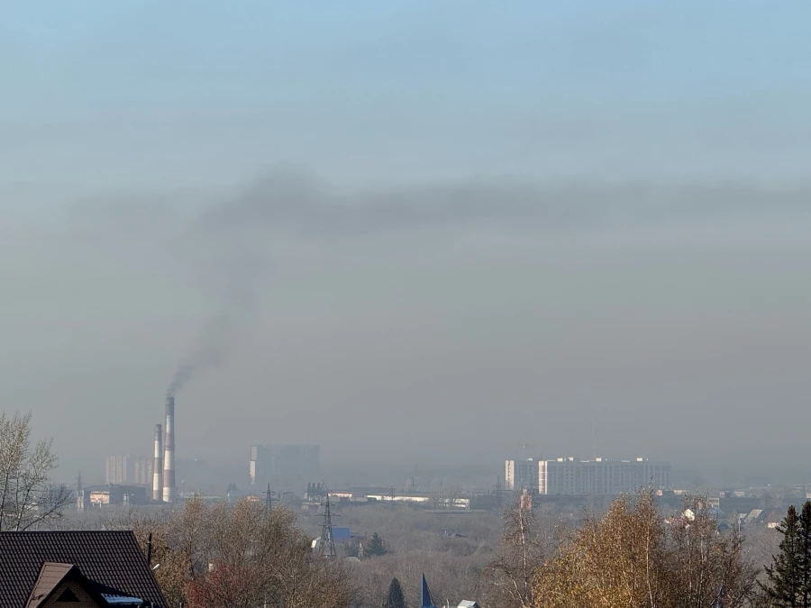 Режим «черного неба» в Барнауле.