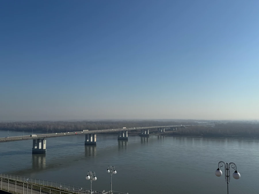 Режим «черного неба» в Барнауле.