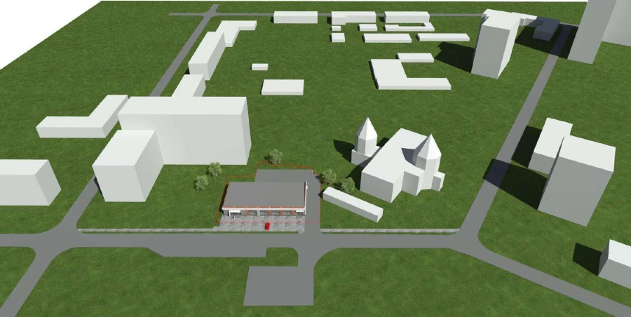 Проект магазина на ул. Эмилии Алексеевой, 19.