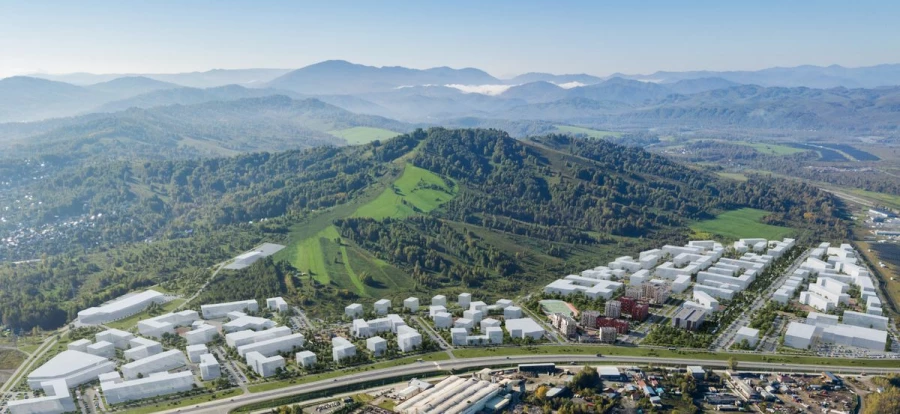  «Город гор» — беспрецедентный проект комплексной жилой застройки.