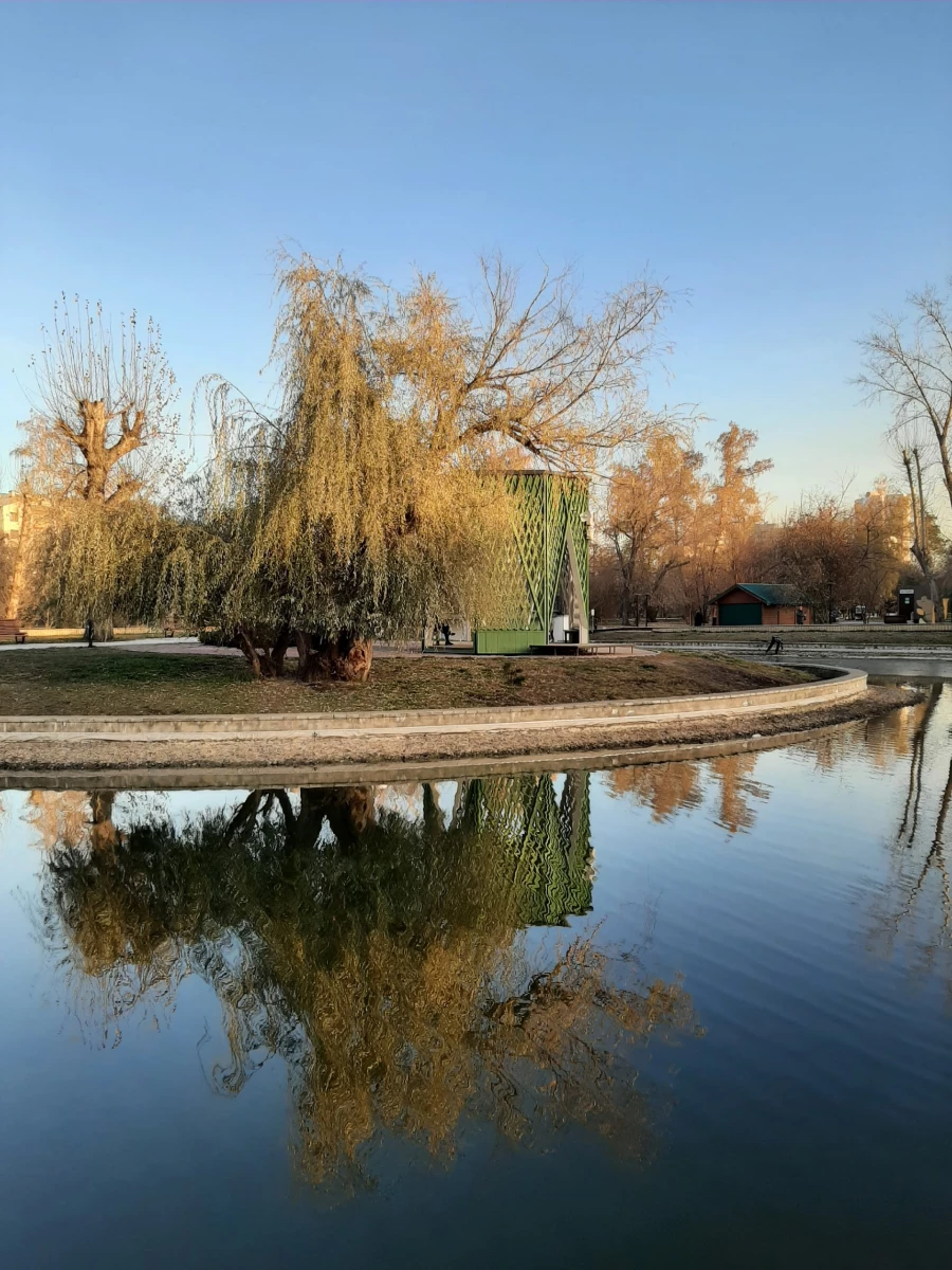 В парке «Изумрудный».