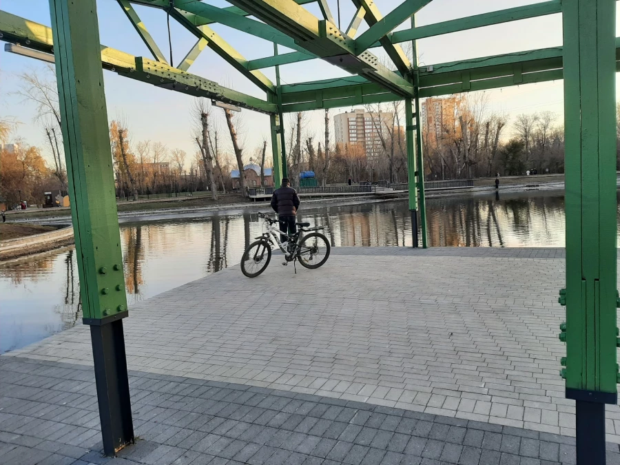 В парке «Изумрудный».