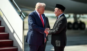 Дональд Трамп в Куала-Лумпуре.