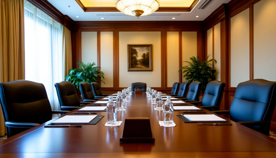 Стол переговоров.