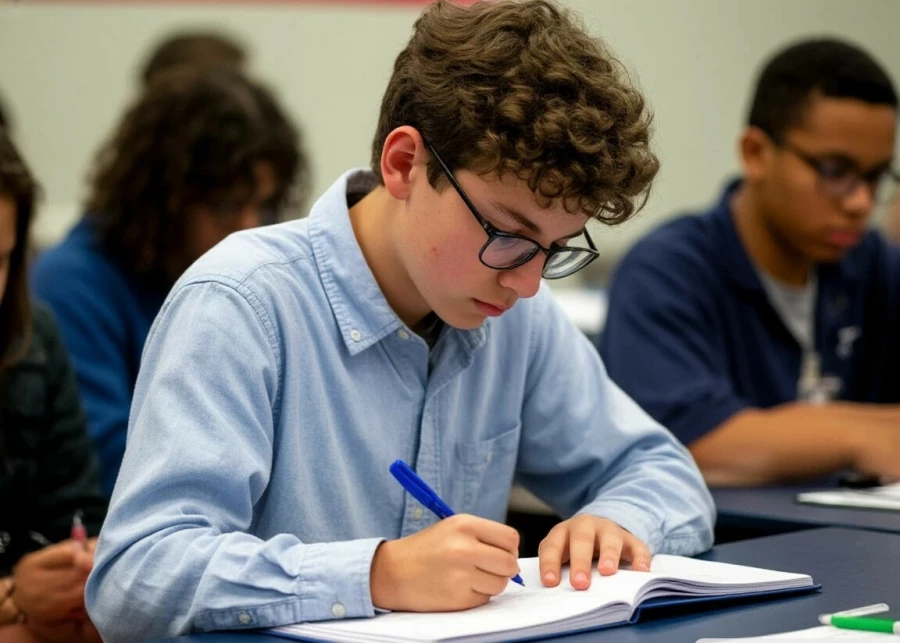 Школа. Ученик. Экзамен. 