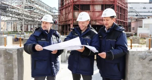 Строительство современной градирни с насосной станцией.