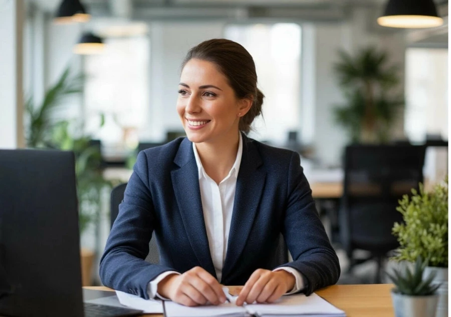 Офисный работник. Работа за компьютером