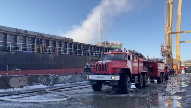 Пожар на судне