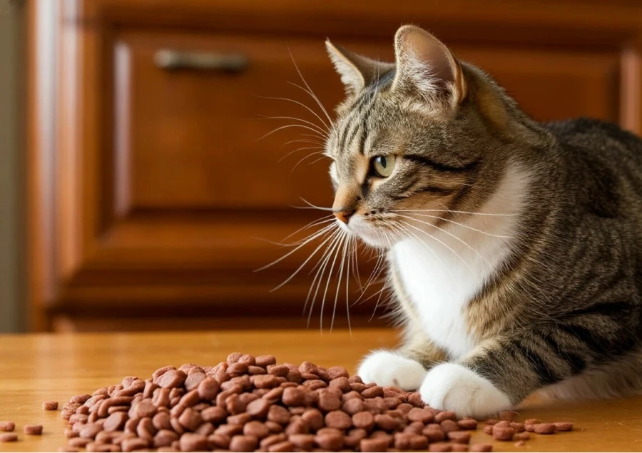 Кот. Кошка. Корм