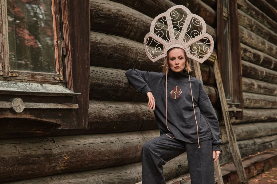 Стиль славянских мотивов в новой коллекции бренда Alpalazone.