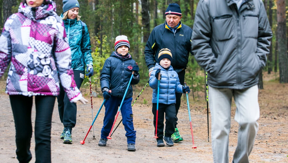 День ходьбы на «Трассе здоровья», 2017 год.