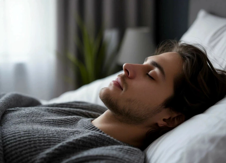 Сон. Мужчина спит