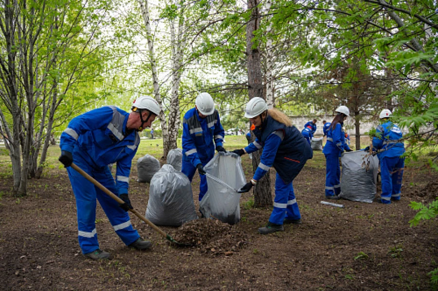 Экологический субботник компании «Алтай-Кокс».