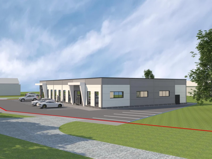 Проект магазина на ул. Притрактовая, 47.