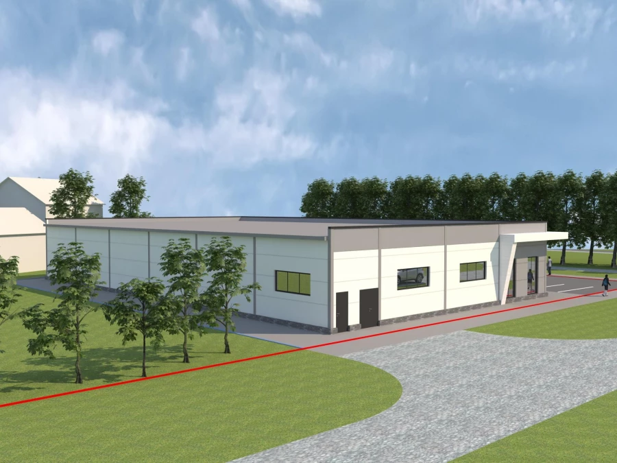 Проект магазина на ул. Притрактовая, 47.