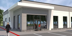 Проект магазина на ул. Притрактовая, 47.